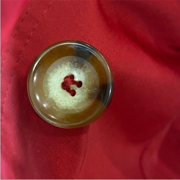 MICHAEL Michael Kors red hooded trench coat. Small - Picture 8 of 12